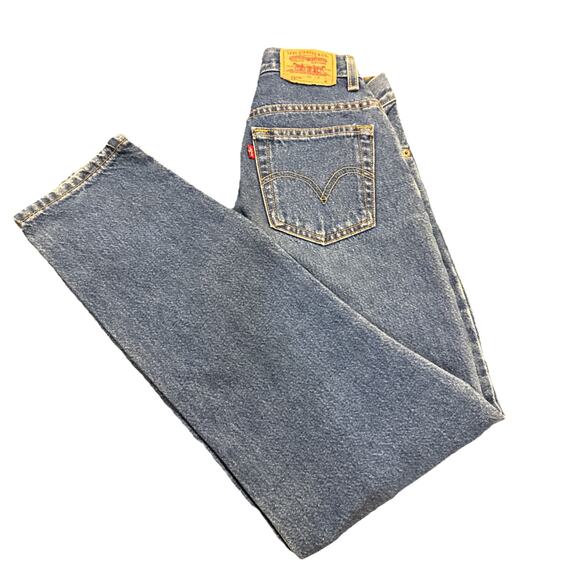 Levi’s 550 Classic Relaxed Fit Tapered Leg Denim Jeans 4 Mis M - Picture 10 of 12